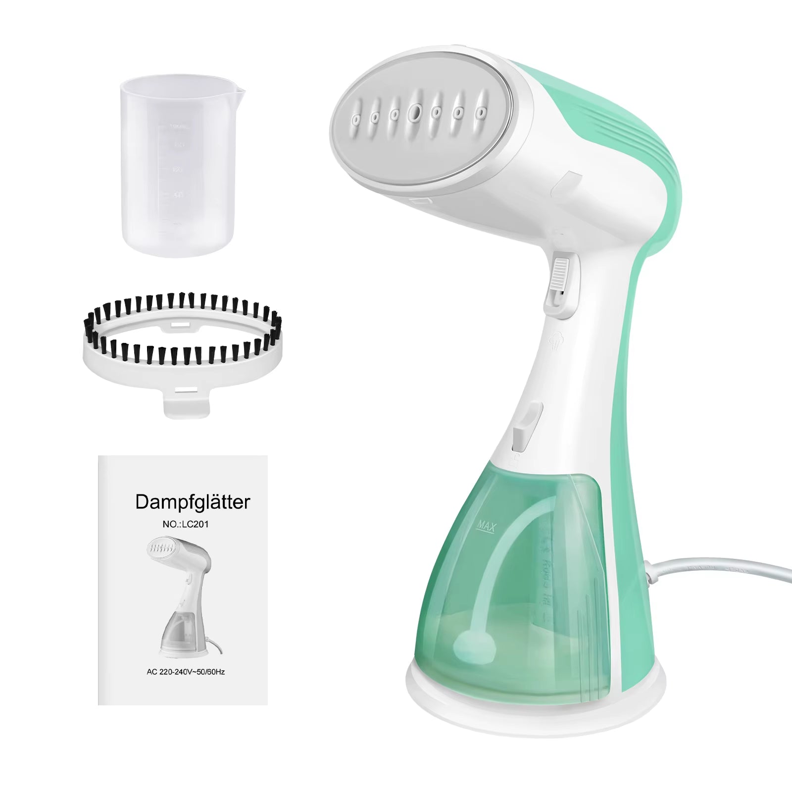 Powerful Handheld Clothes Steamer – Fast 30-Second Heat-Up, Perfect for Travel & Home Use, Effortless Wrinkle Removal