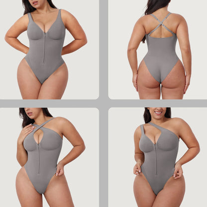 Women'S Slimming Underwear Bodysuit Corset Body Shaper Waist Shaper Shapewear Woman Post-Surgical Slimming Zip Jumpsuit