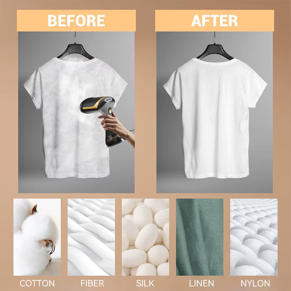 Revolutionize Your Travel Experience with the Ultimate Portable Garment Steamer - Quick Heating Handheld Iron for Effortless Wrinkle-Free Clothing