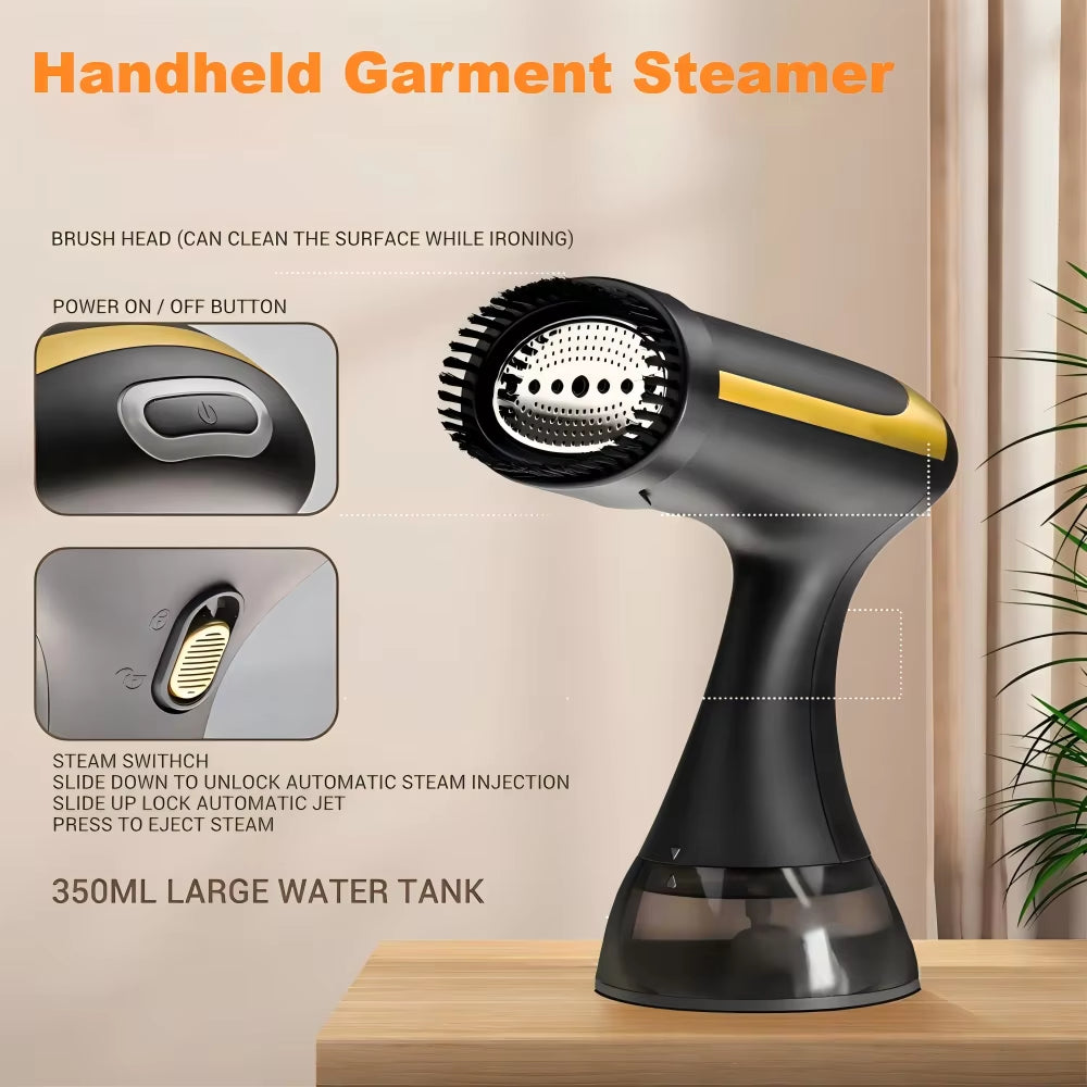 Revolutionize Your Travel Experience with the Ultimate Portable Garment Steamer - Quick Heating Handheld Iron for Effortless Wrinkle-Free Clothing