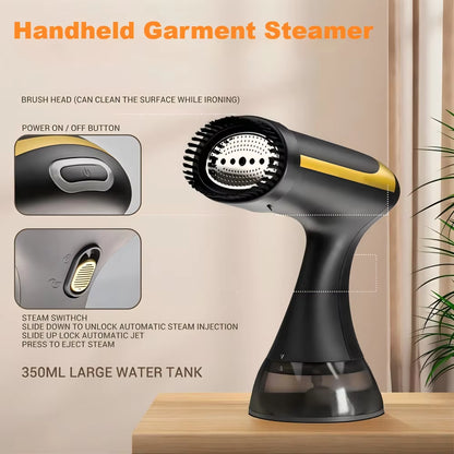 Revolutionize Your Travel Experience with the Ultimate Portable Garment Steamer - Quick Heating Handheld Iron for Effortless Wrinkle-Free Clothing