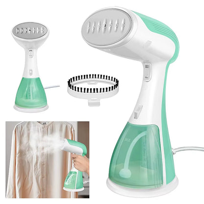 Powerful Handheld Clothes Steamer – Fast 30-Second Heat-Up, Perfect for Travel & Home Use, Effortless Wrinkle Removal