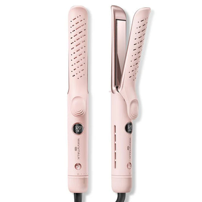 Wavytalk Whirlwind Curl, 360° Airflow Styler with 3 Air Modes & LED Display, 2-In-1 Hair Straightener and Curler with Cooling Air Vents to Lock in Style