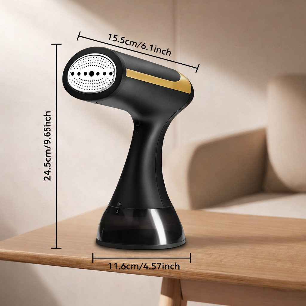 Portable Garment Steamer - Quick Heating Handheld Steamer for Wrinkle-Free Clothes