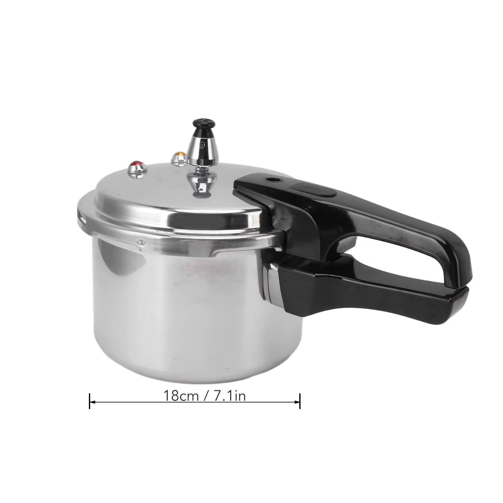 Aluminium Alloy Mini Pressure Cooker 3 Liter Aluminium Alloy Pressure Cooker 18Cm Bottom 3L Mini Pressure Cooker for Gas Stove