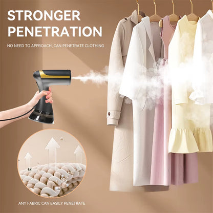 Revolutionize Your Travel Experience with the Ultimate Portable Garment Steamer - Quick Heating Handheld Iron for Effortless Wrinkle-Free Clothing