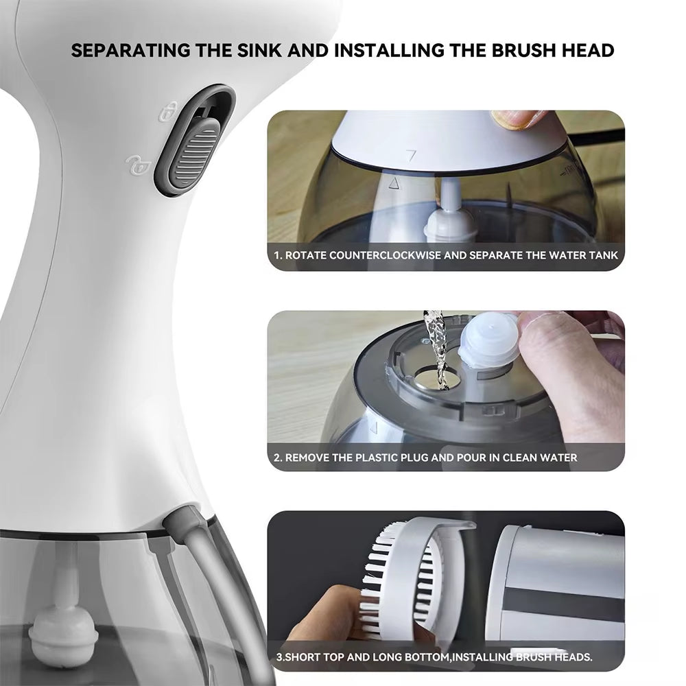 Revolutionize Your Travel Experience with the Ultimate Portable Garment Steamer - Quick Heating Handheld Iron for Effortless Wrinkle-Free Clothing