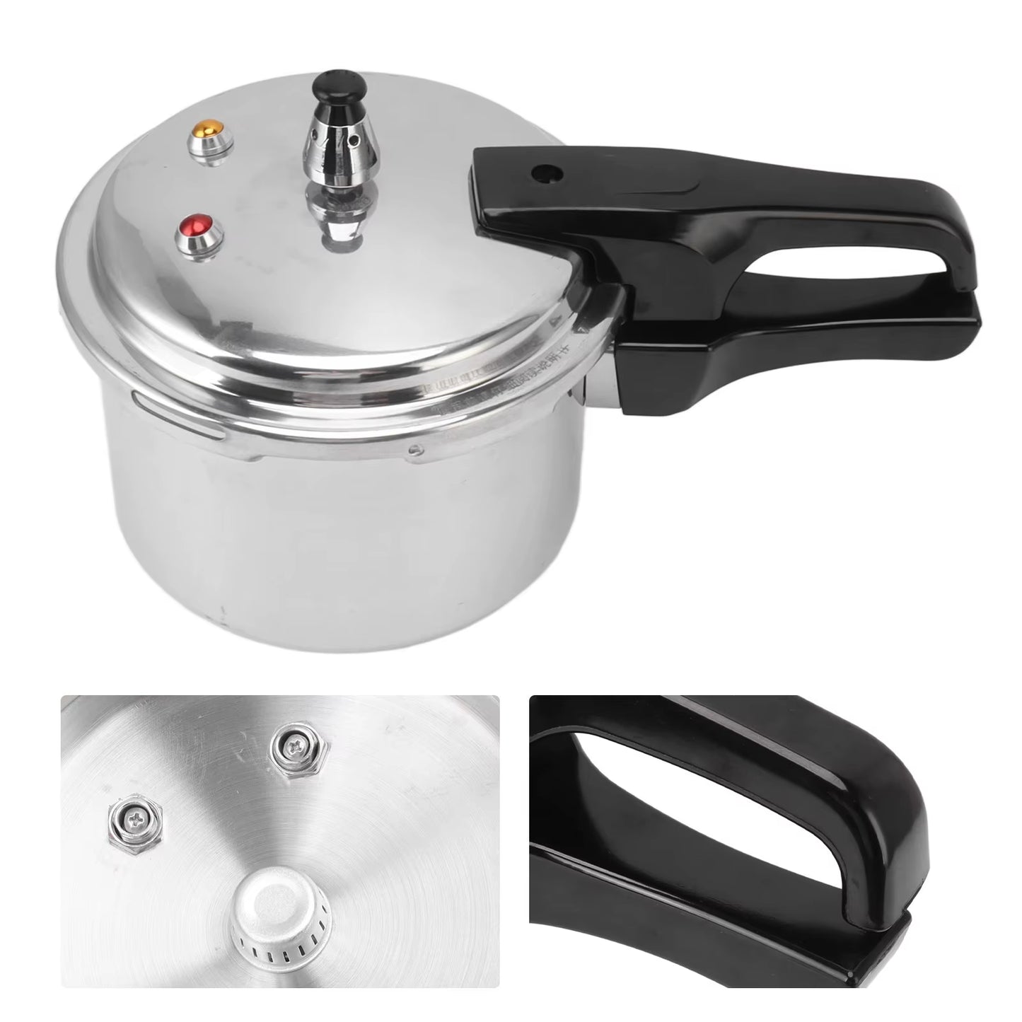 Aluminium Alloy Mini Pressure Cooker 3 Liter Aluminium Alloy Pressure Cooker 18Cm Bottom 3L Mini Pressure Cooker for Gas Stove