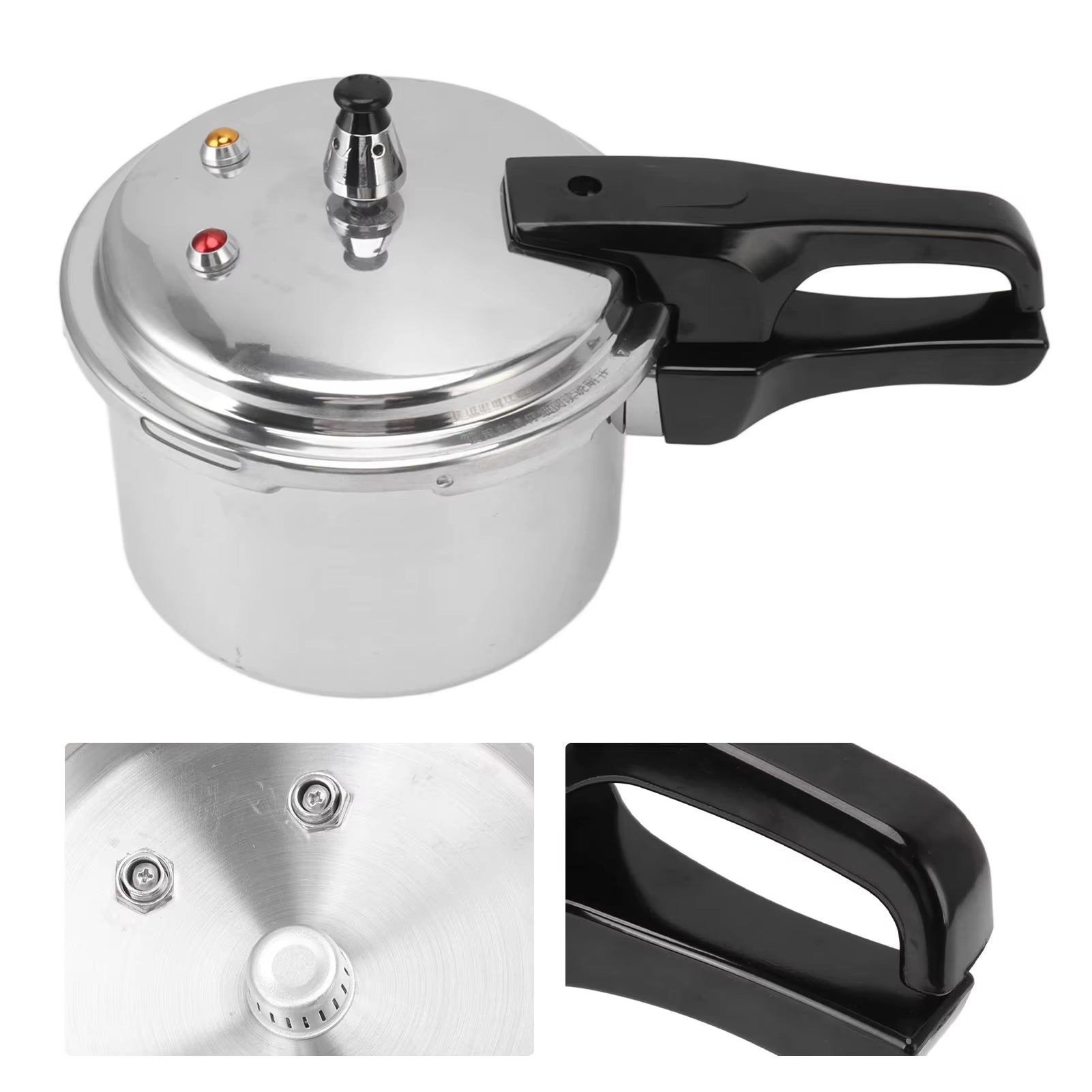 Aluminium Alloy Mini Pressure Cooker 3 Liter Aluminium Alloy Pressure Cooker 18Cm Bottom 3L Mini Pressure Cooker for Gas Stove